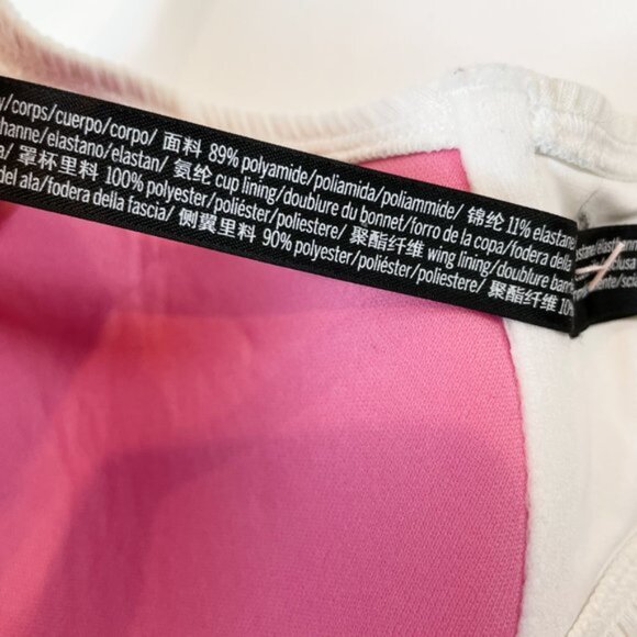 NWOT Victoria's Secret PINK Swim Top L Push-Up Ribbed - Picture 7 of 7